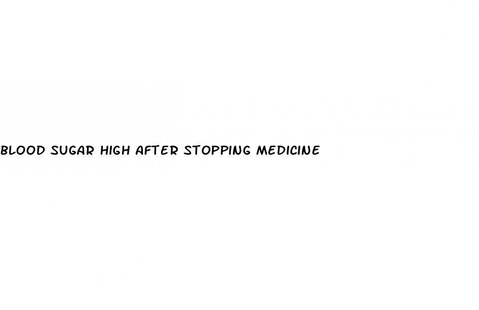 the-victory-center-blood-sugar-high-after-stopping-medicine